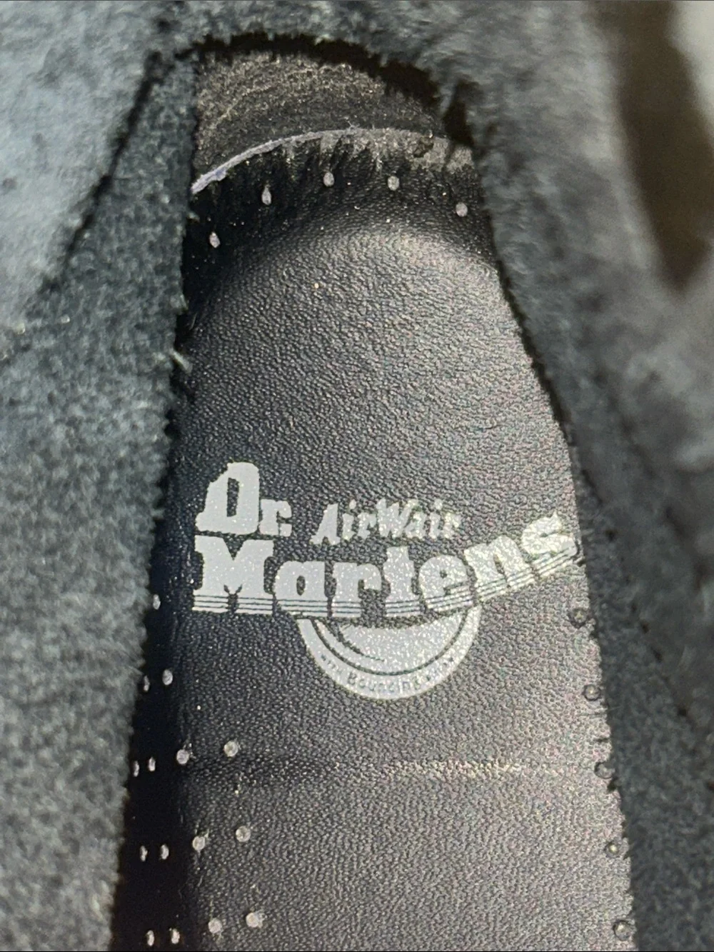 Unisex Dr. Martens 1460 Black Leather Lace-Up Boots with Yellow Stitching